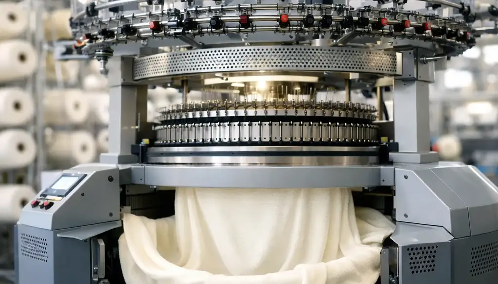 2. پارچه تریکو نخی گردباف