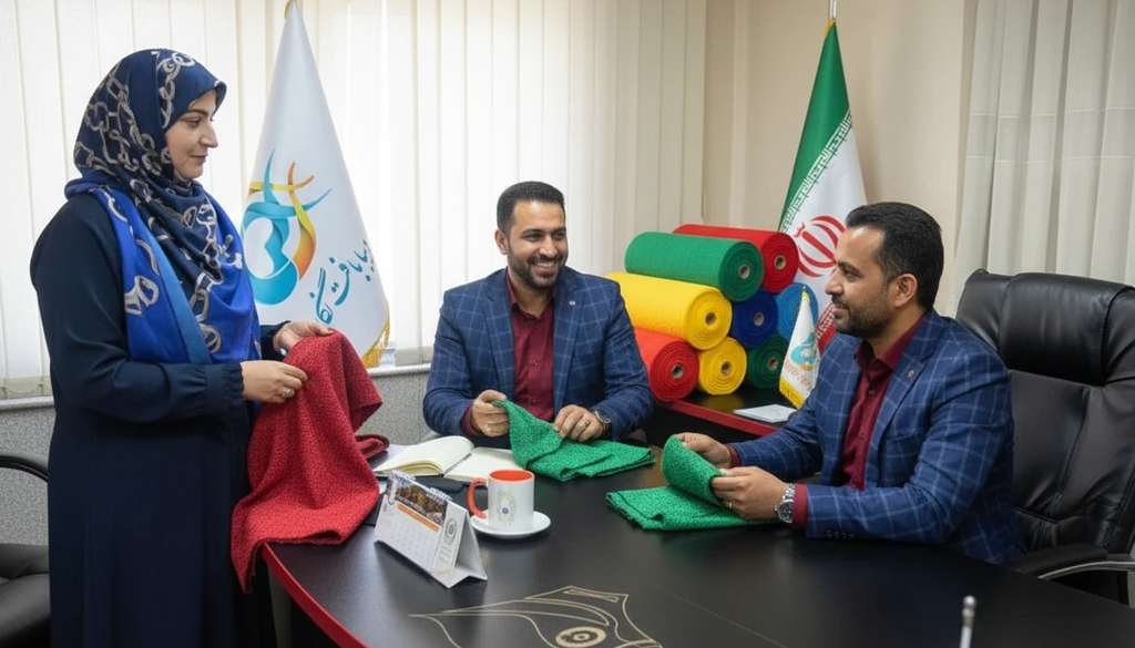 فروش پارچه فلامنت ورزشی سوزنی دیبافت